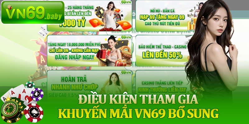 Điều Kiện Tham Gia Khuyến Mãi VN69 Bổ Sung