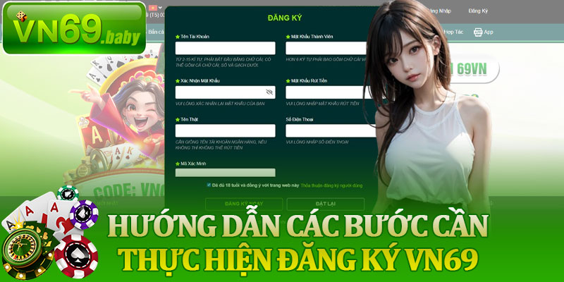 Hướng Dẫn Các Bước Cần Thực Hiện Đăng Ký VN69
