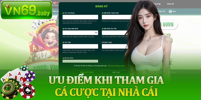 Ưu Điểm Khi Tham Gia Cá Cược Tại Nhà Cái